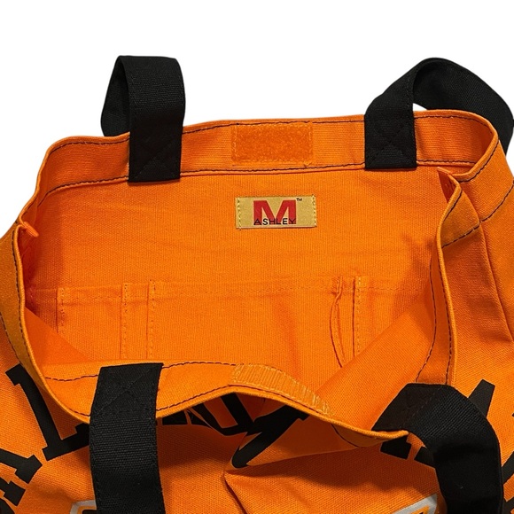 Oklahoma State University Orange Canvas Tote Bag OSU Cowboys Ashley M - Picture 4 of 5